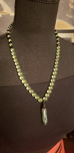 Green Agate Pendant (Unisex)